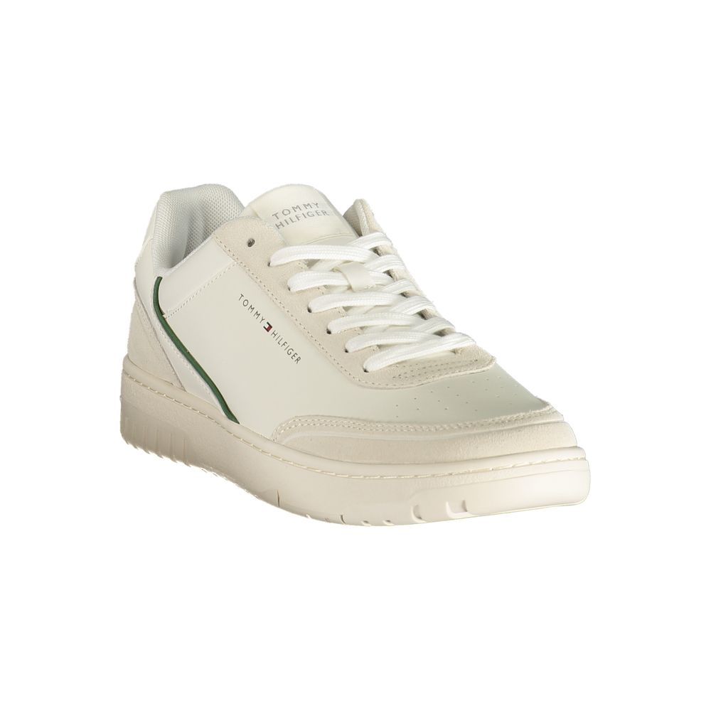 Tommy Hilfiger White Polyurethane Sneaker