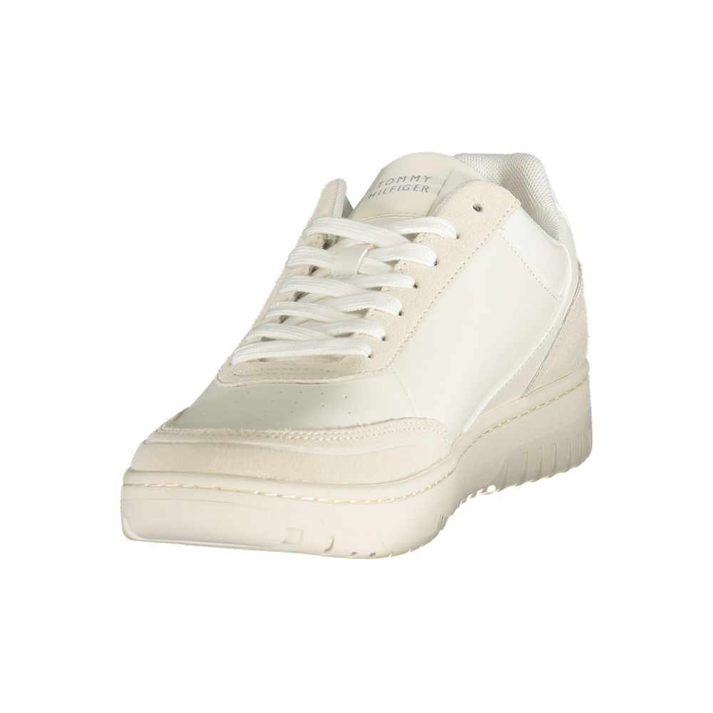 Tommy Hilfiger White Polyurethane Sneaker