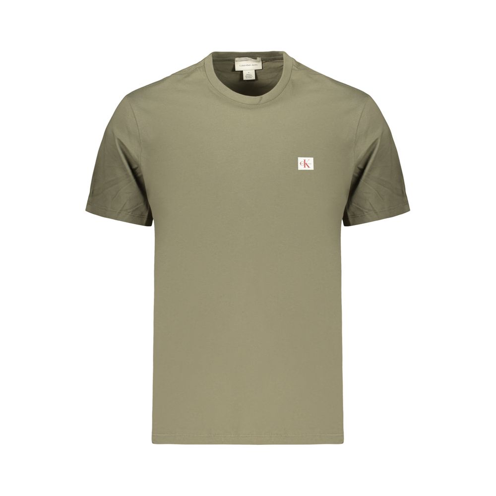 Calvin Klein Πράσινο Βαμβακερό T-Shirt
