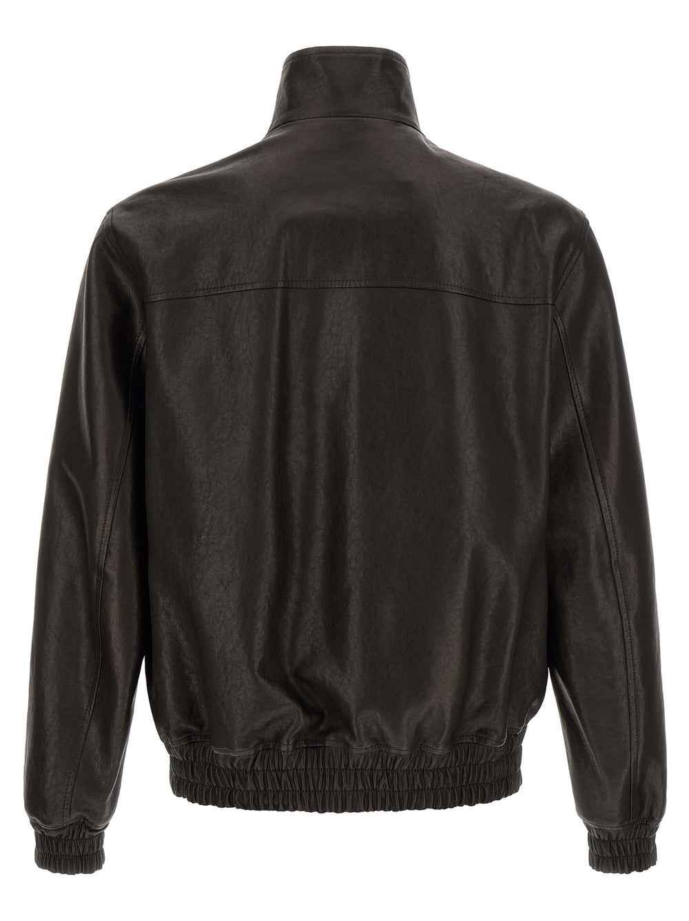 Black Calfskin Leather Jacket