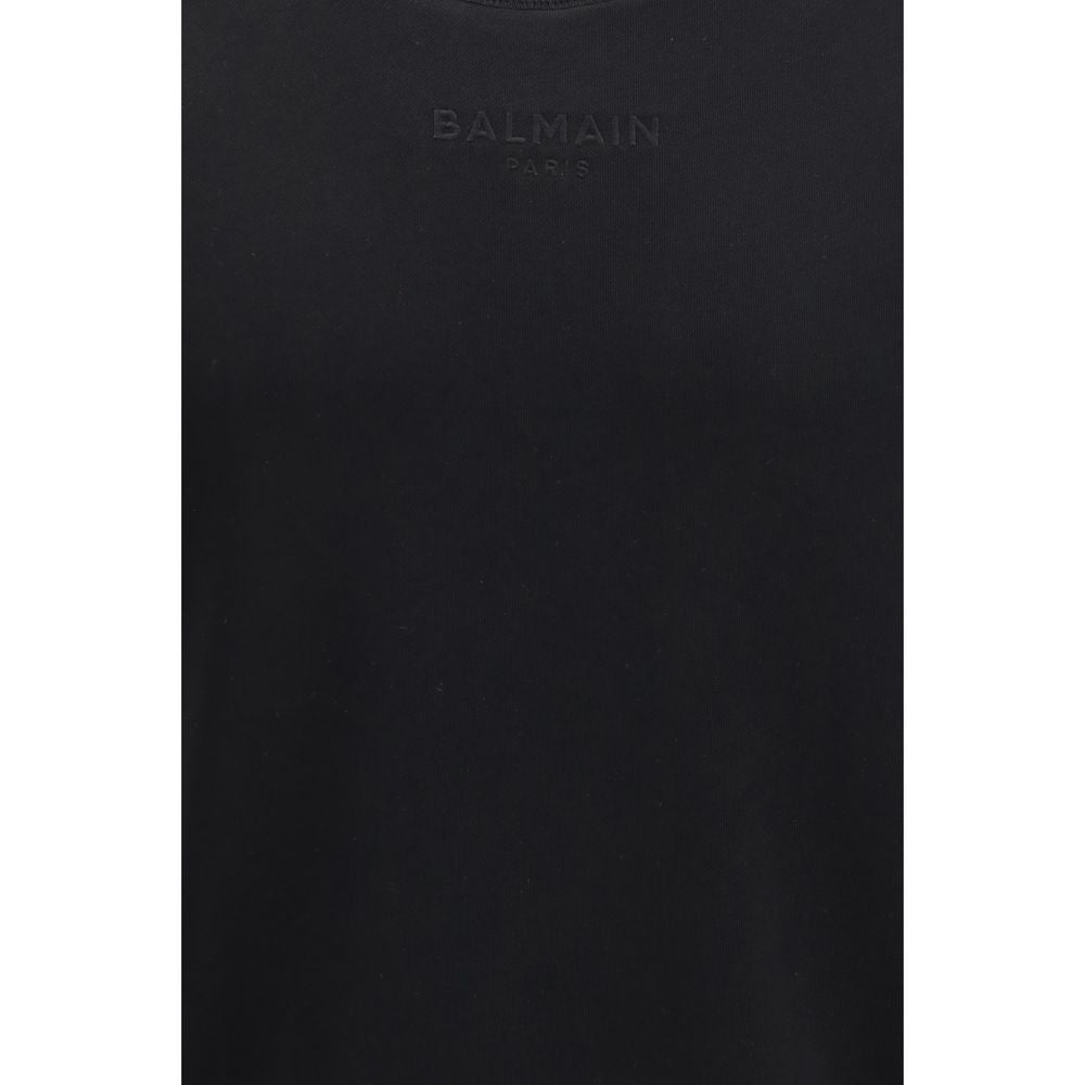 Balmain Βαμβακερό Φούτερ σε Μαύρο
