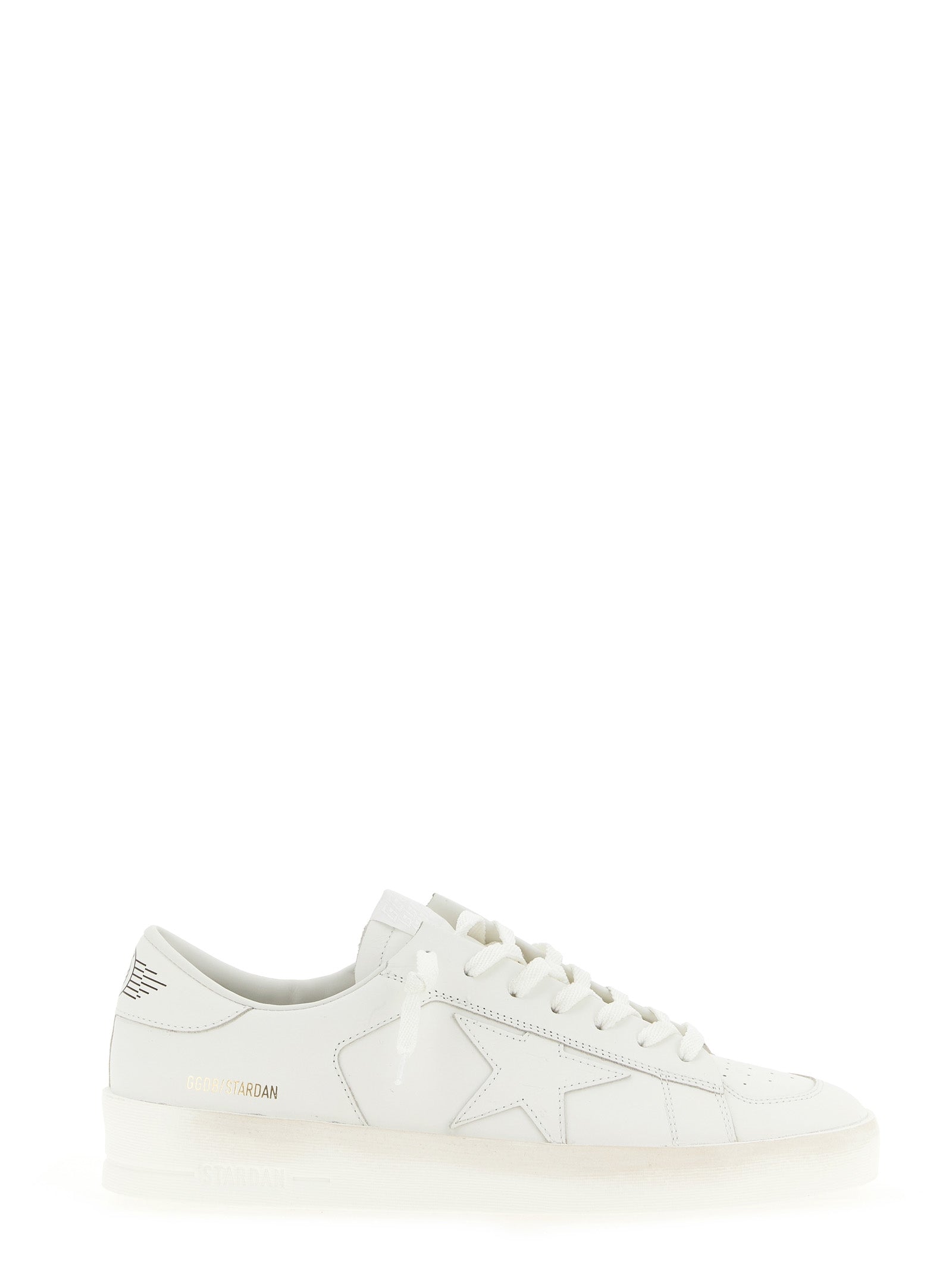 Golden Goose Δερμάτινα Sneakers 'Stardan' σε Λευκό