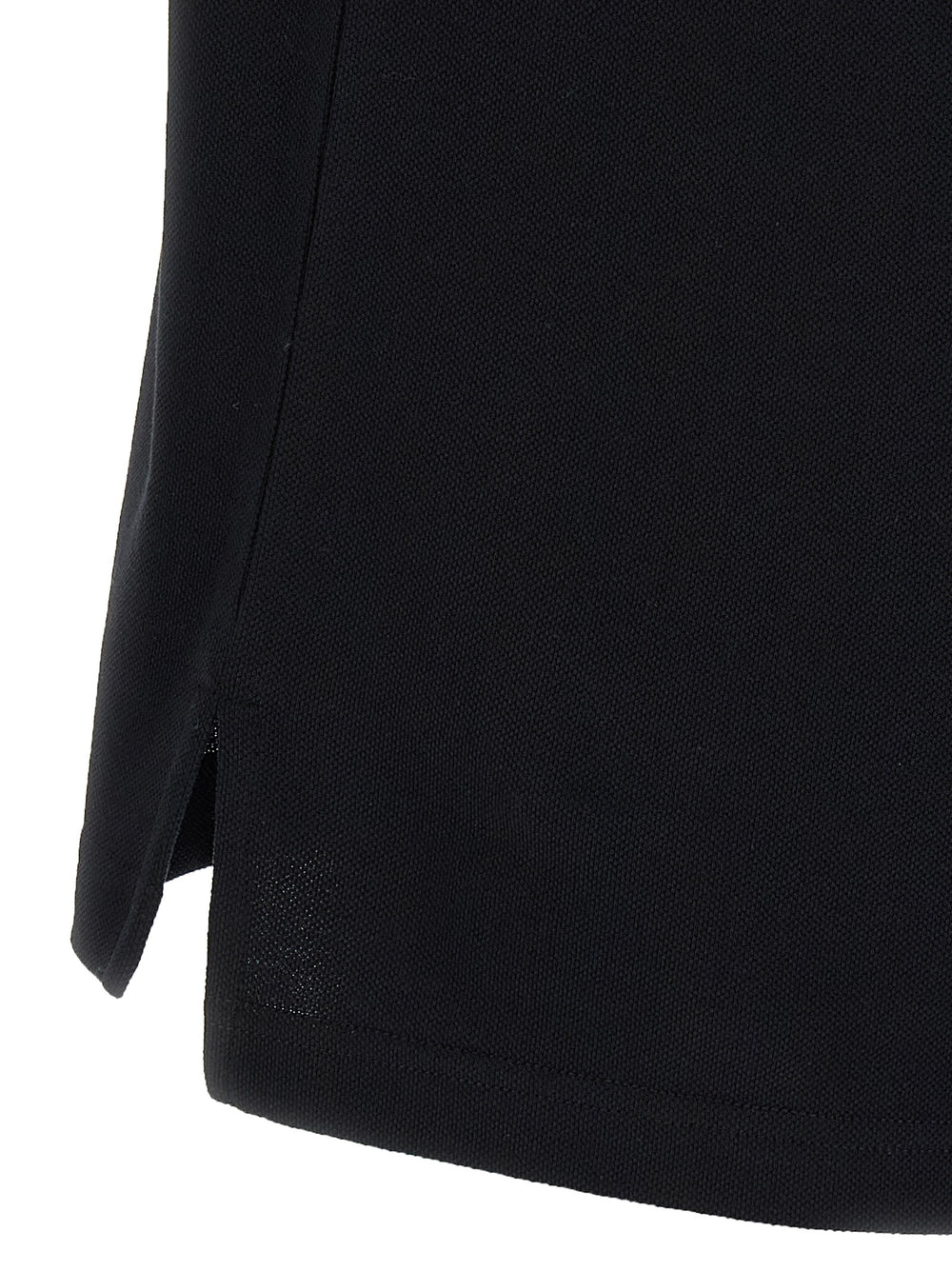 Black Cotton Polo Shirt
