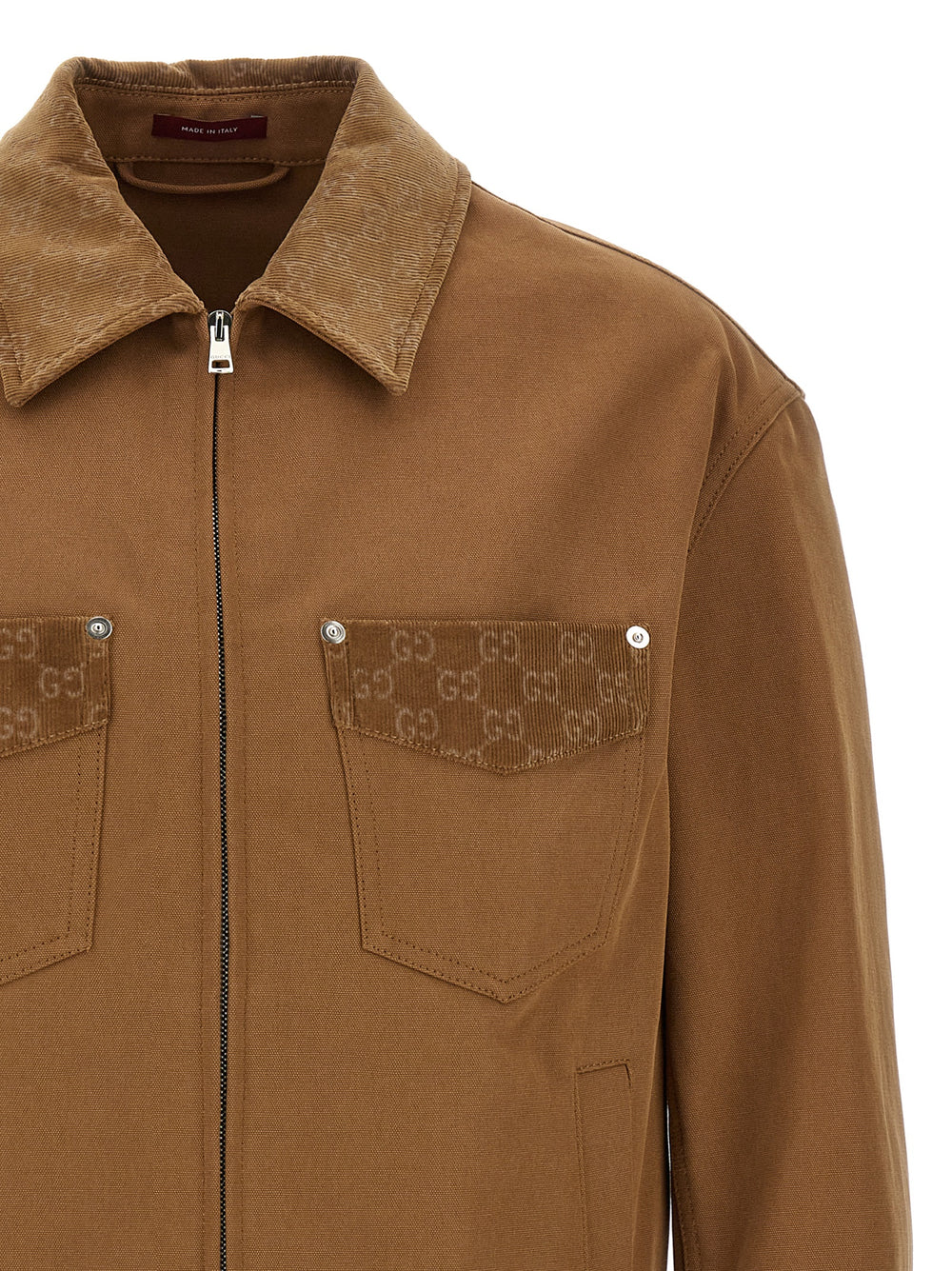 Gucci Βαμβακερό Jacket σε Καφέ