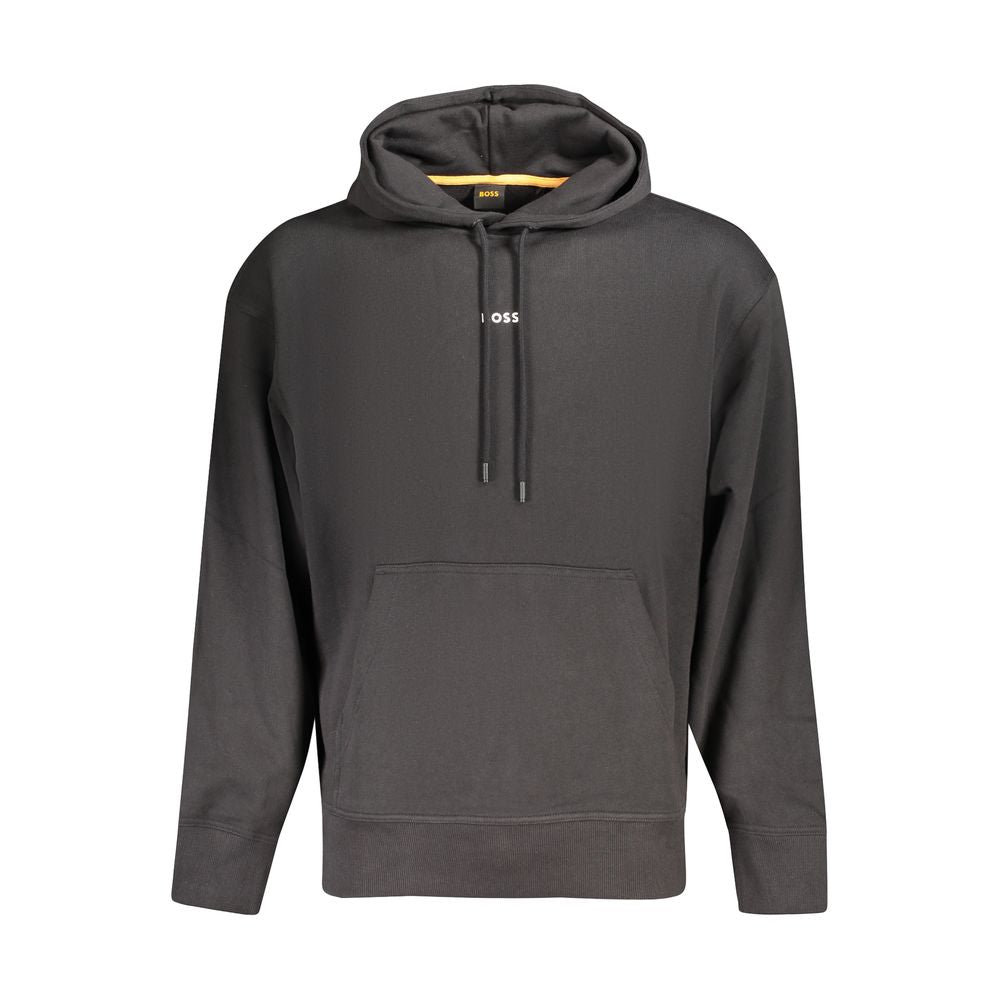 Hugo Boss 100% Cotton Hoodie in Black