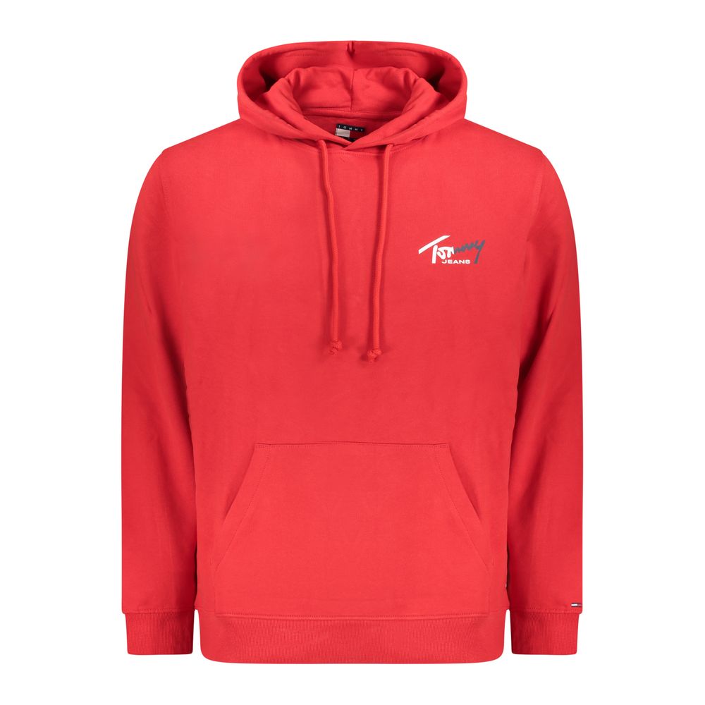 Tommy Hilfiger Red Cotton Sweatshirt