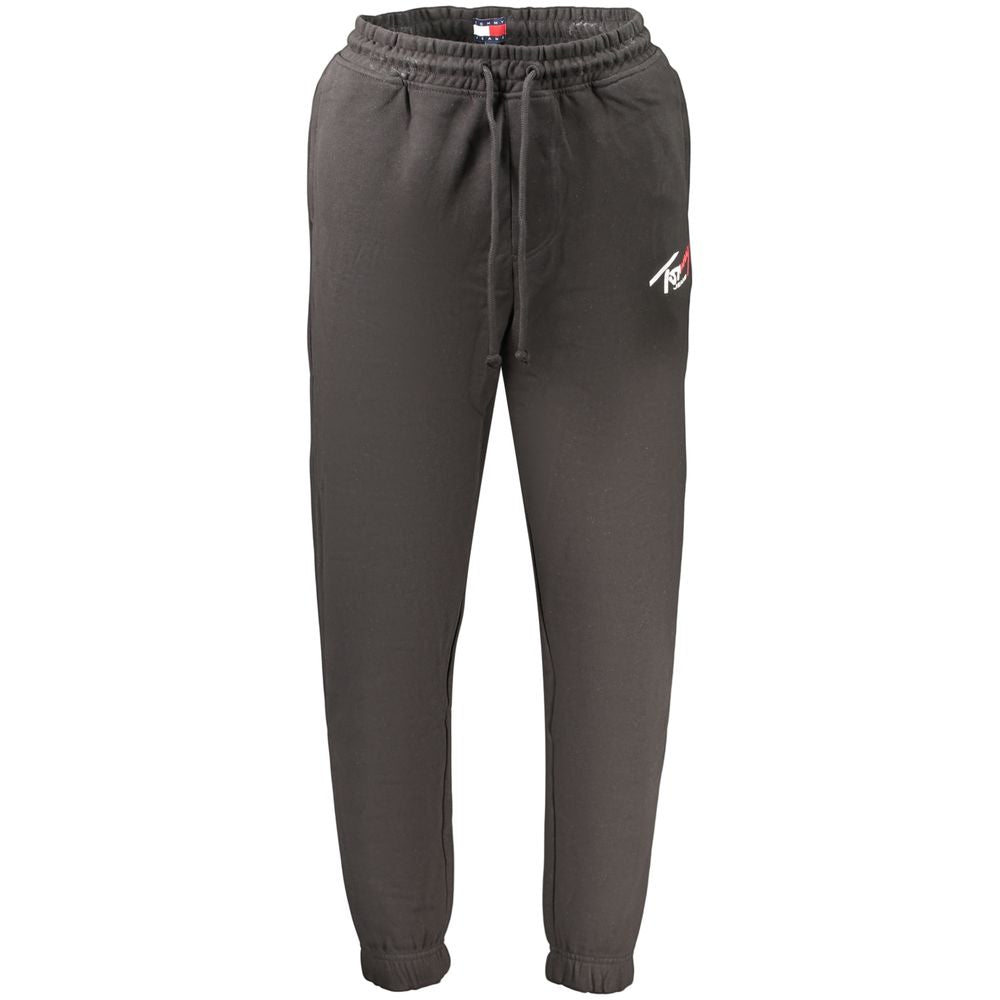 Tommy Hilfiger Black Cotton Trousers