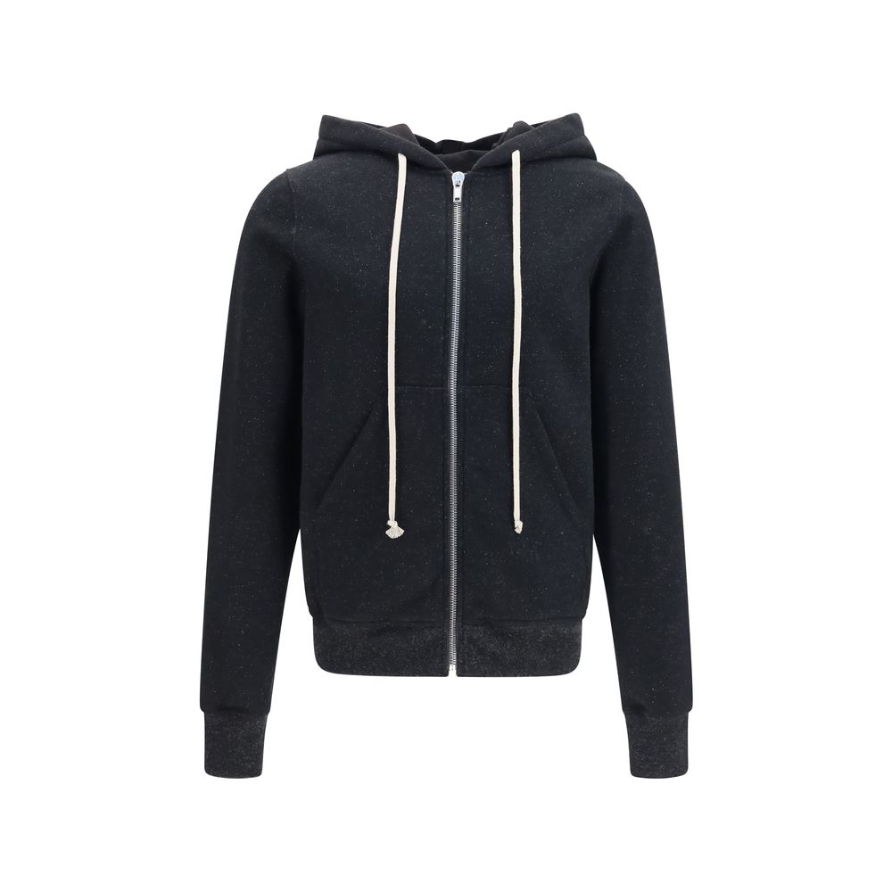 Rick Owens Wool Sweatshirt in Black