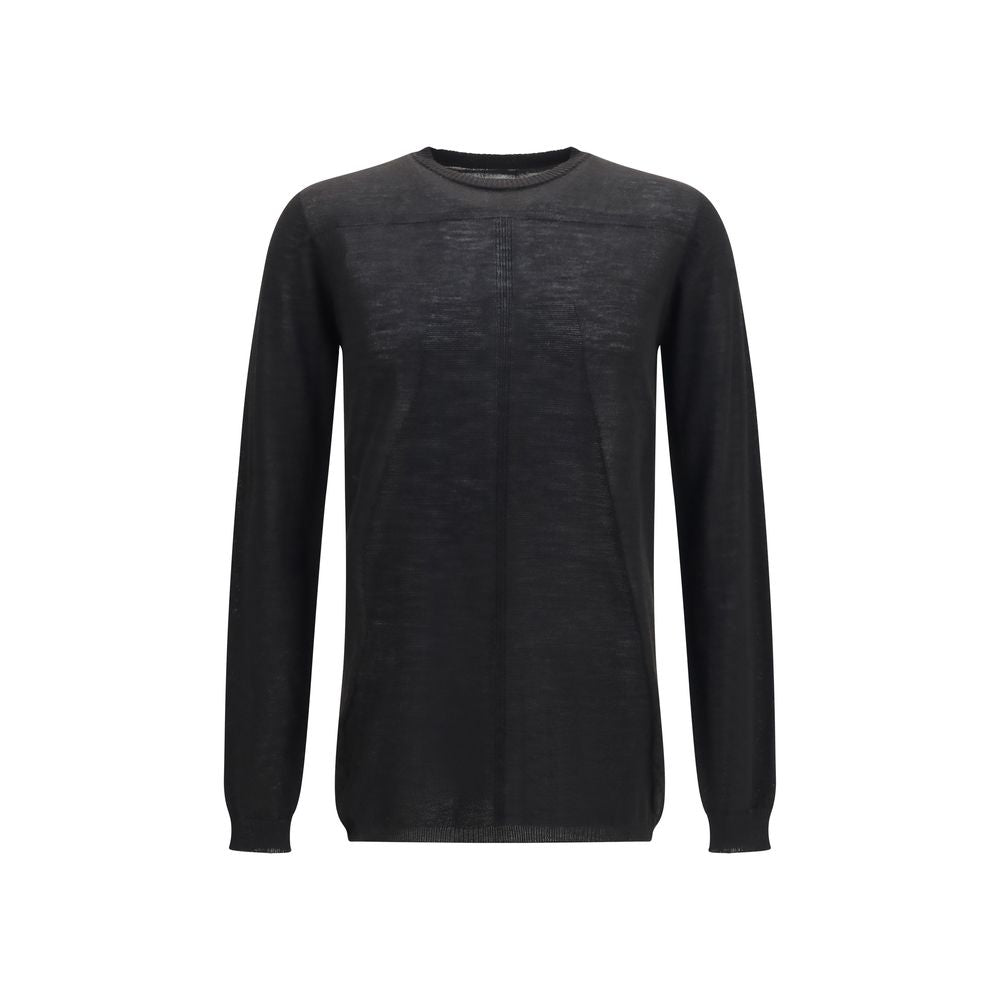 Rick Owens 100% Merino Wool Sweater in Black