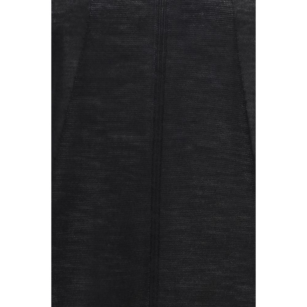 Rick Owens 100% Merino Wool Sweater in Black