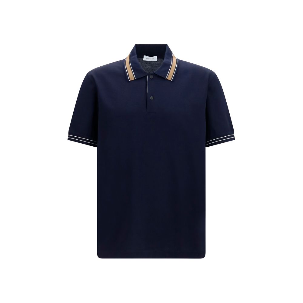 Ferragamo Βαμβακερό Polo από 100% βαμβάκι σε Μπλε
