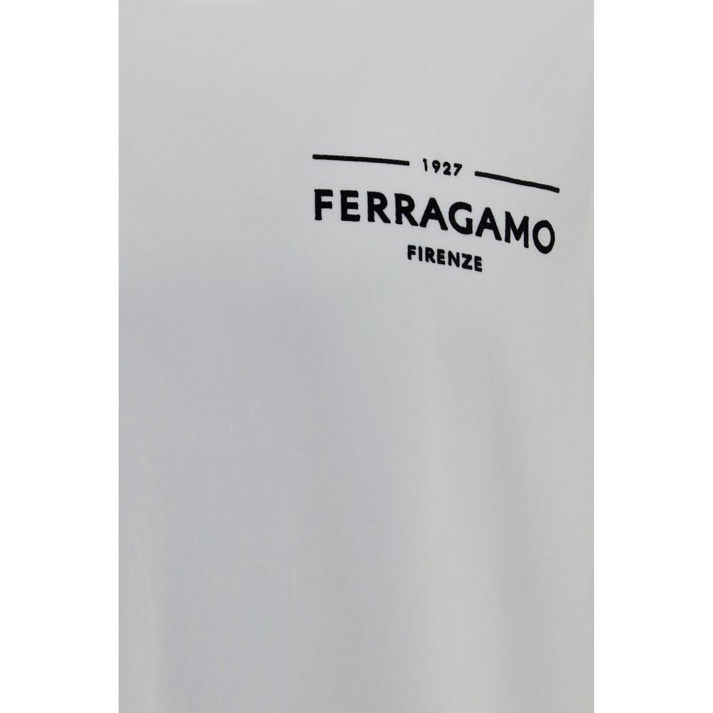 Ferragamo T-Shirt από 100% βαμβάκι σε Λευκό