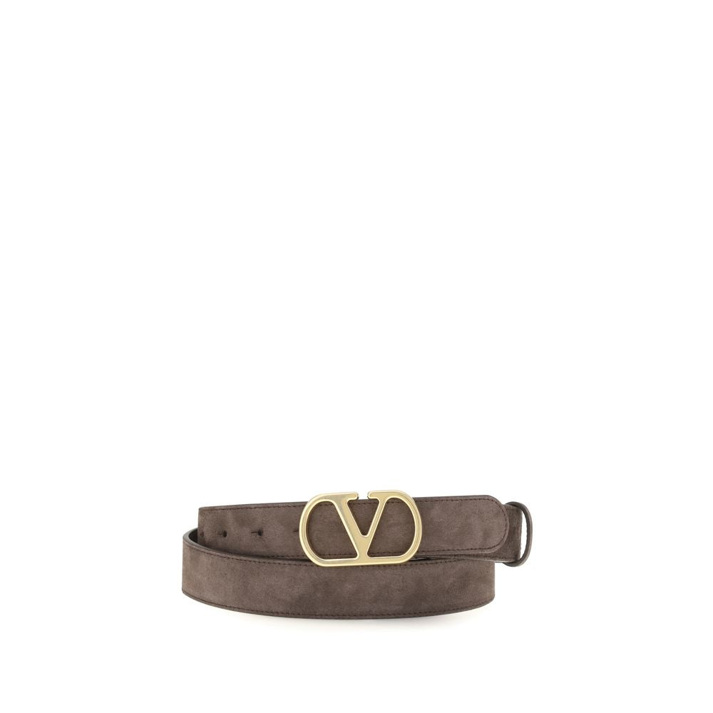 Valentino Garavani Calf Leather Belt in Brown