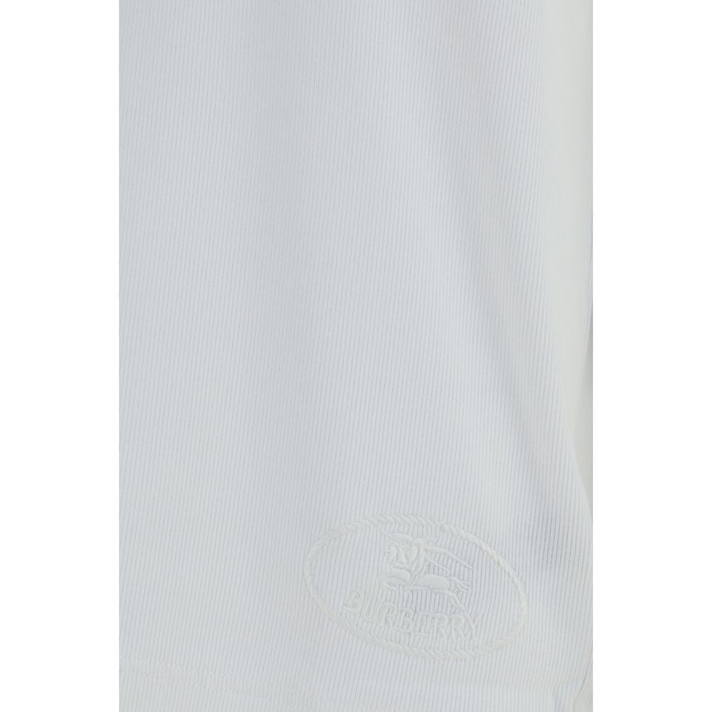 Burberry Βαμβακερό T-Shirt Μακρυμάνικο σε Λευκό