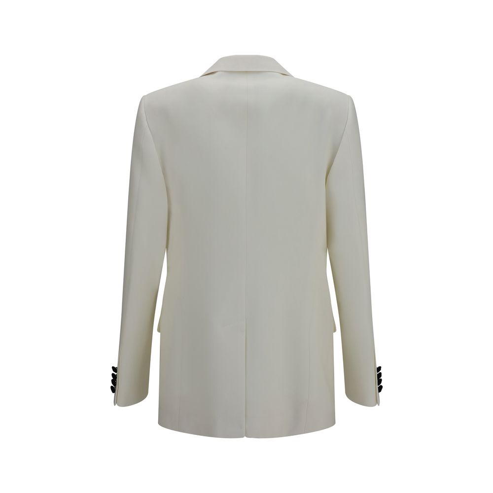 Valentino Garavani 100% Merino Wool Blazer in White