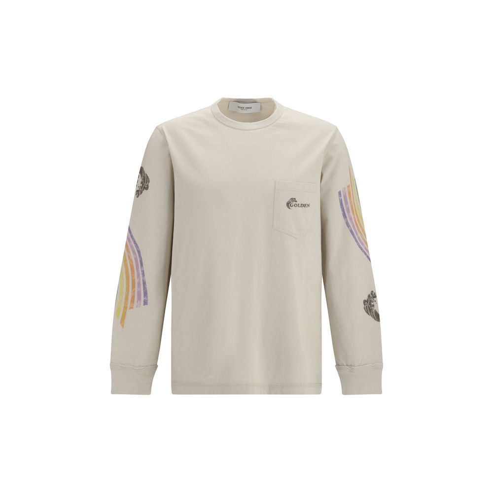 Golden Goose Φούτερ από 100% βαμβάκι σε Μπεζ
