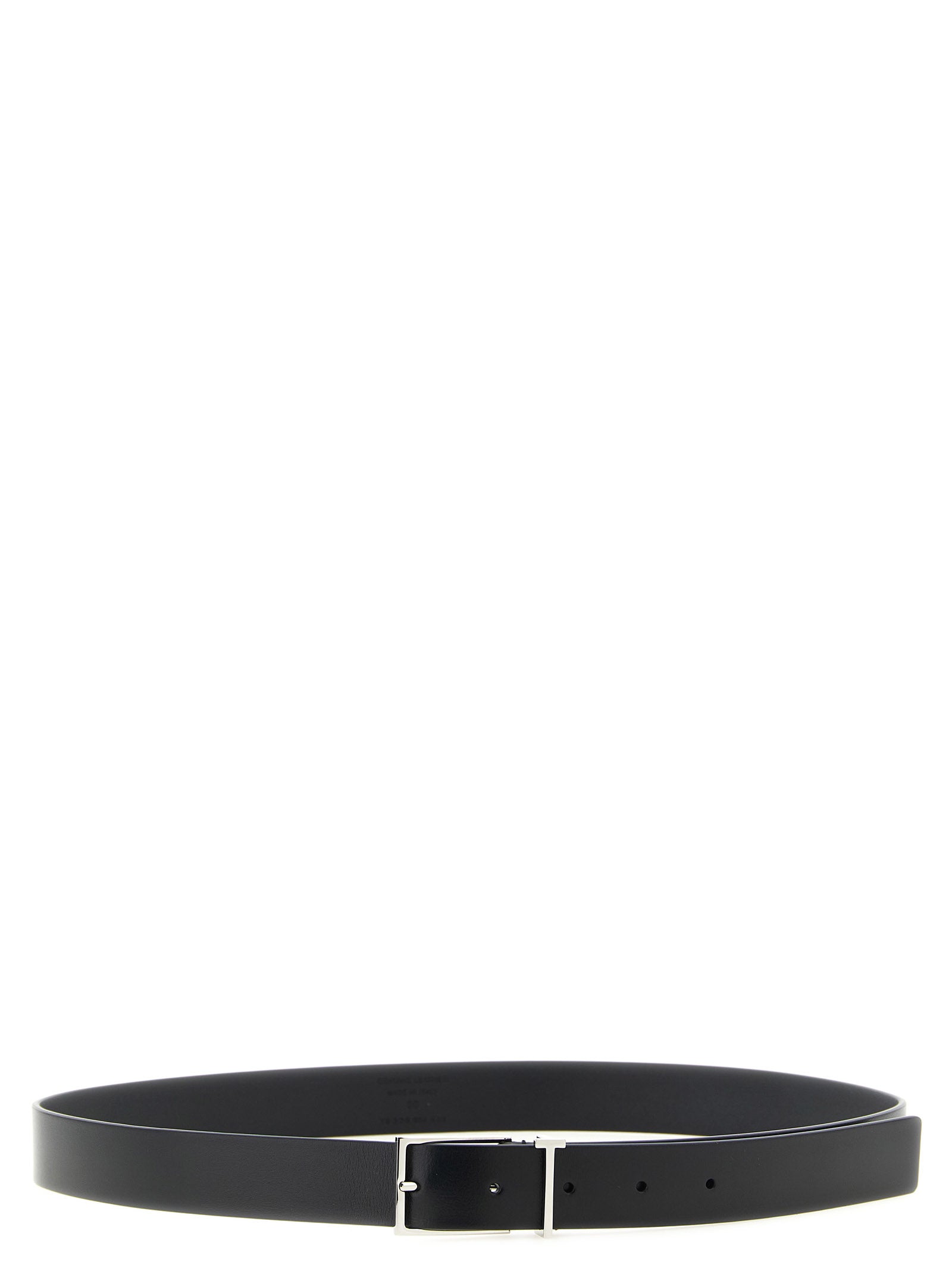 Tom Ford Calfskin Thin Belt in Black