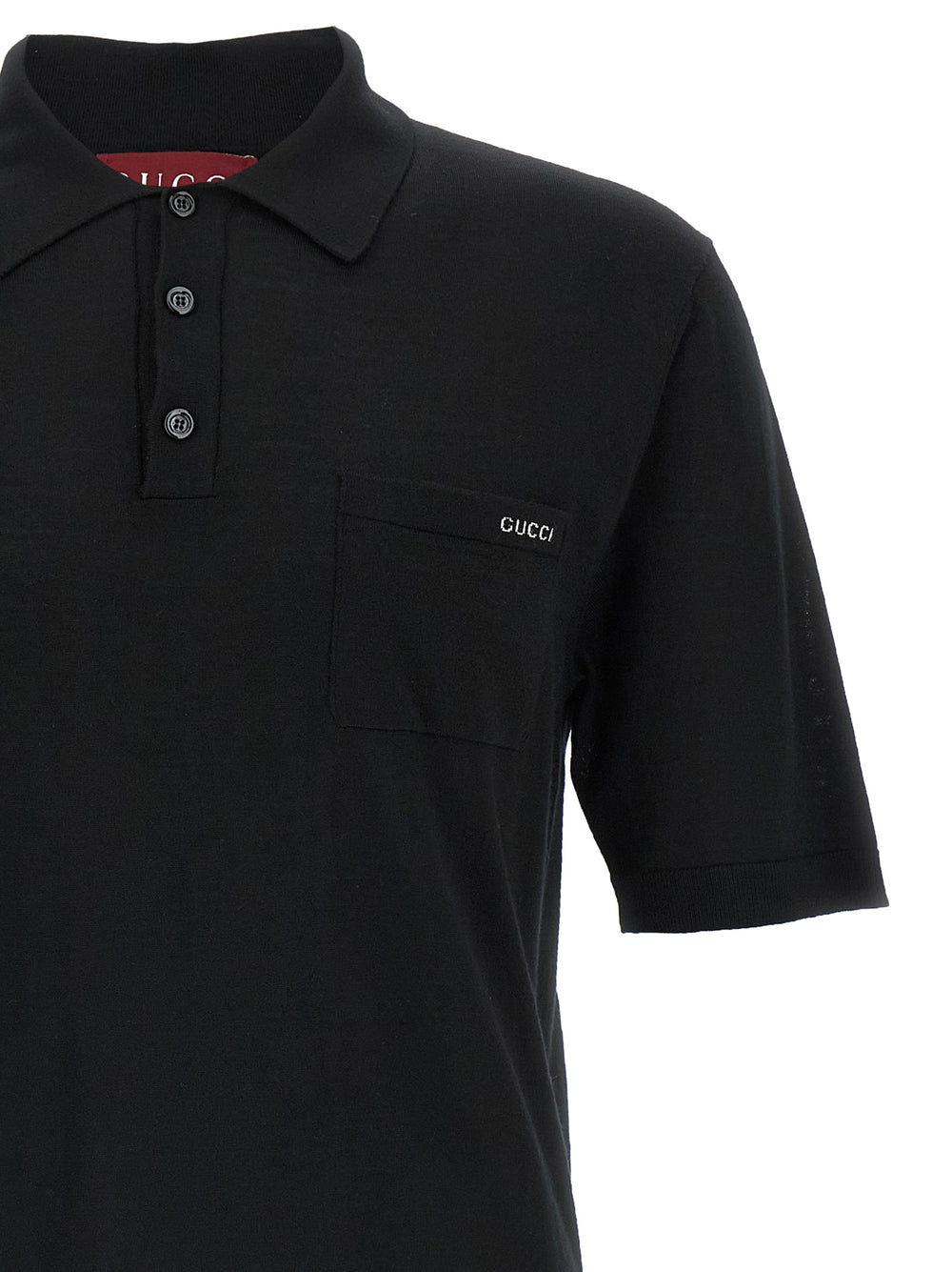 Gucci Polo από 100% μαλλί σε Μαύρο
