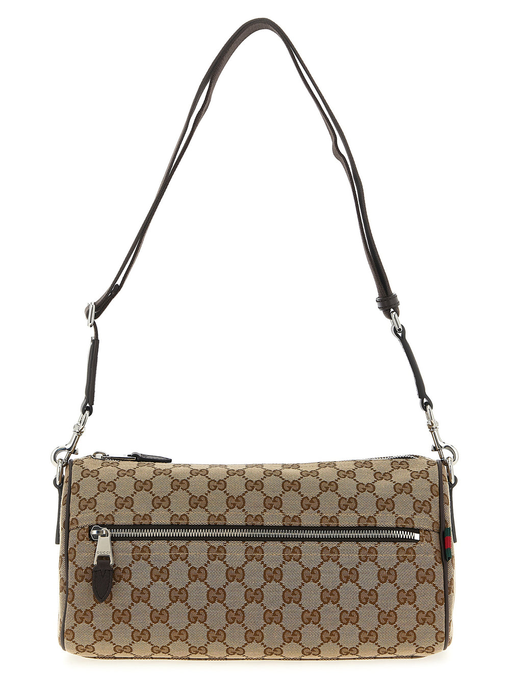 Gucci Τσάντα Ώμου από Ύφασμα GG σε Μπεζ