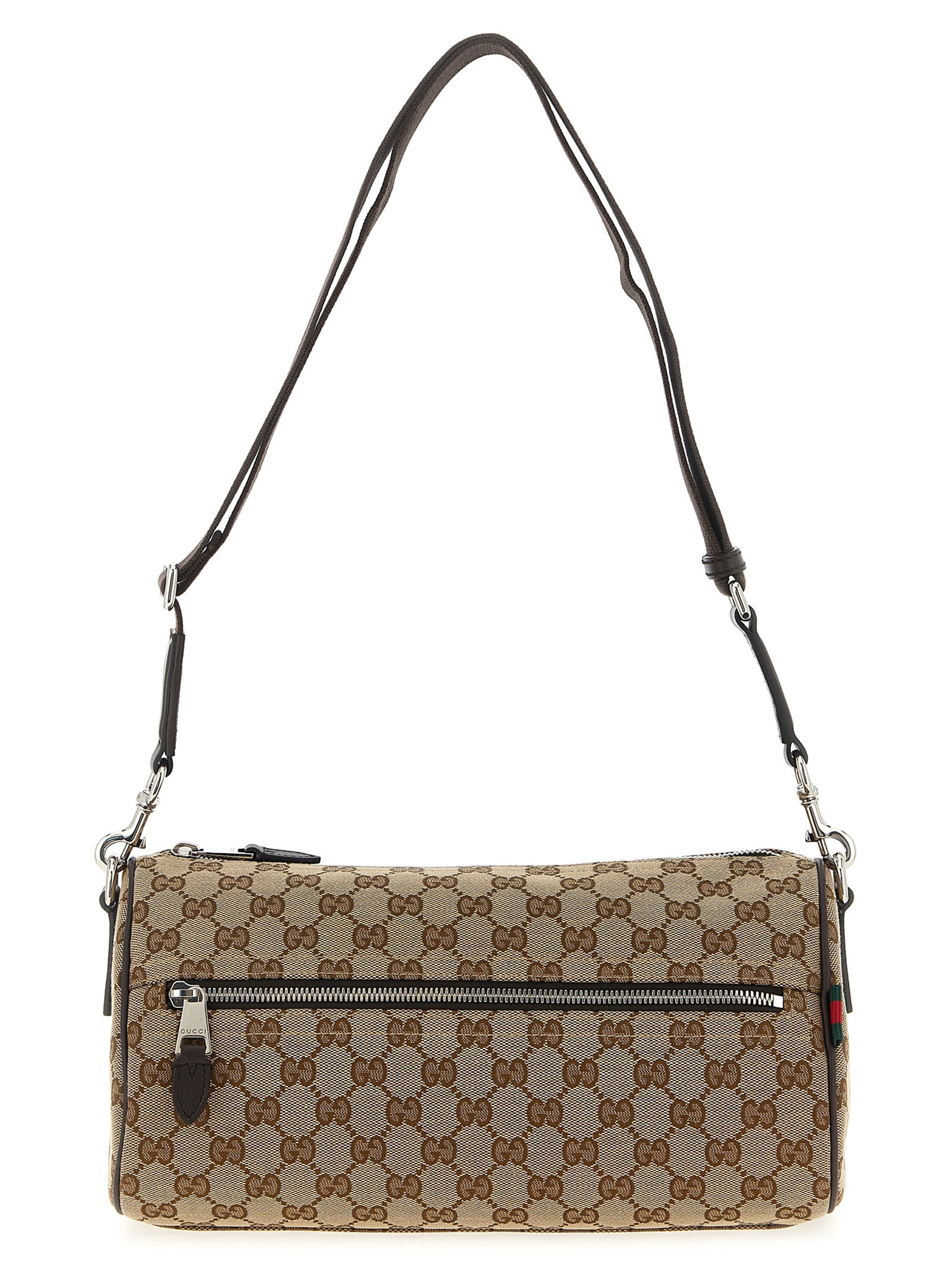 Gucci GG Fabric Crossbody Bag in Beige
