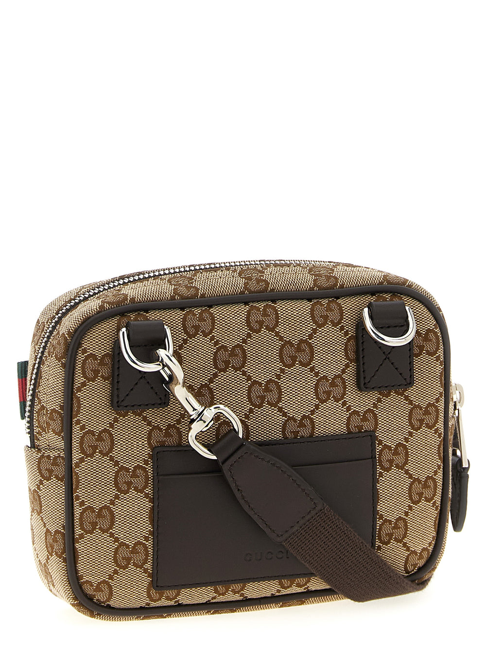 Gucci Τσάντα Ώμου από Ύφασμα GG σε Μπεζ