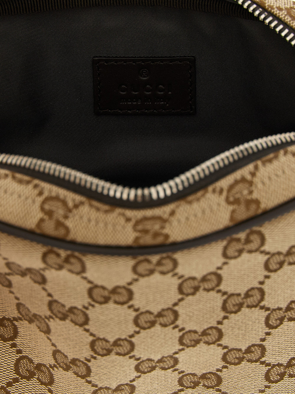 Gucci Τσάντα Ώμου από Ύφασμα GG σε Μπεζ
