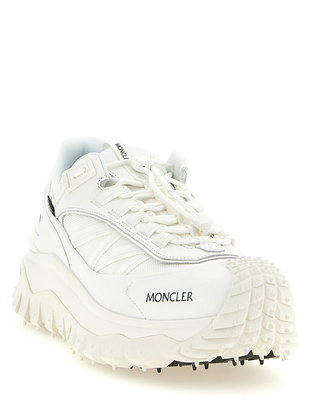 Moncler Δερμάτινα Sneakers Trailgrip GTX σε Λευκό