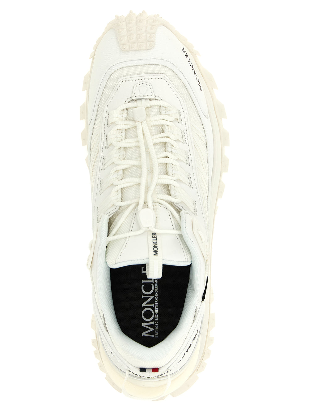 Moncler Δερμάτινα Sneakers Trailgrip GTX σε Λευκό