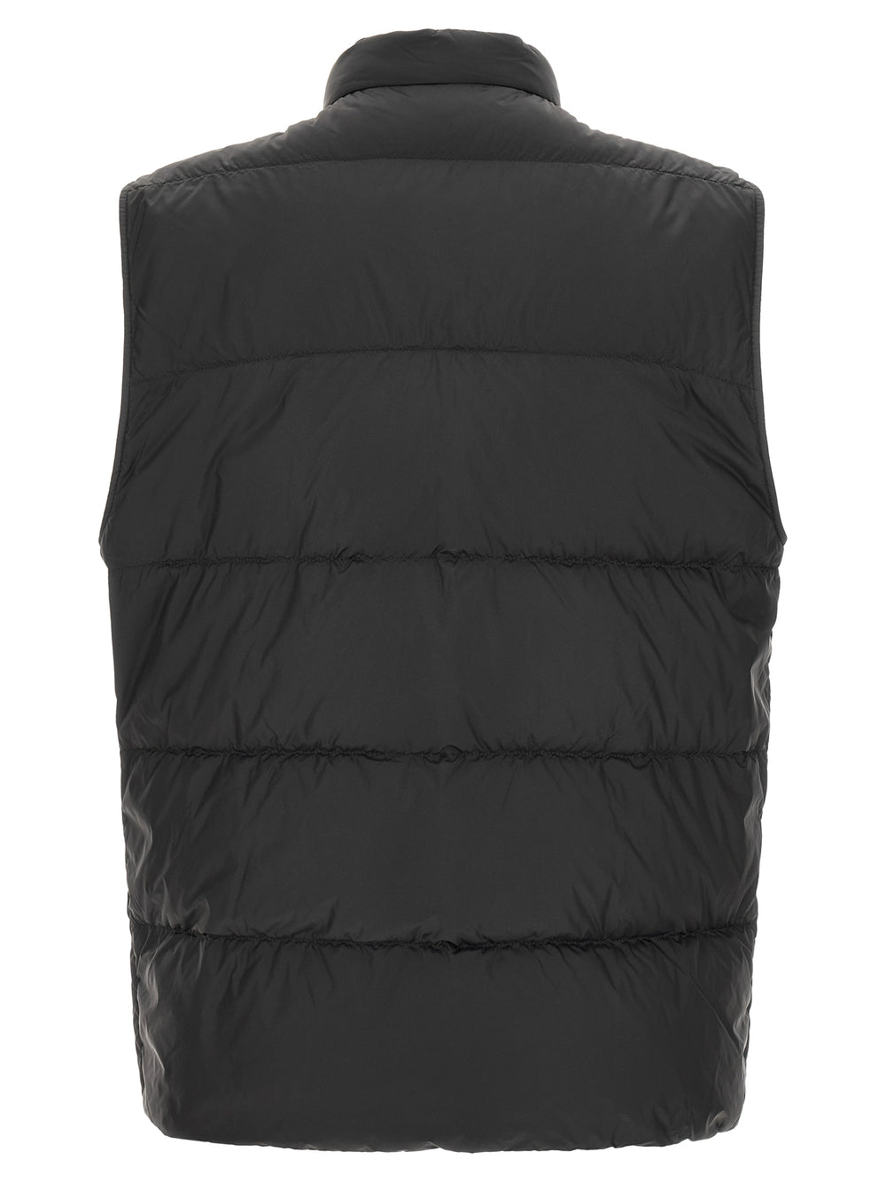 Moncler Αμάνικο Μπουφάν από Πολυαμίδιο σε Μαύρο