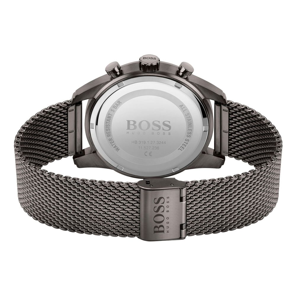Hugo Boss Stainless Steel Chronograph Watch in Grey