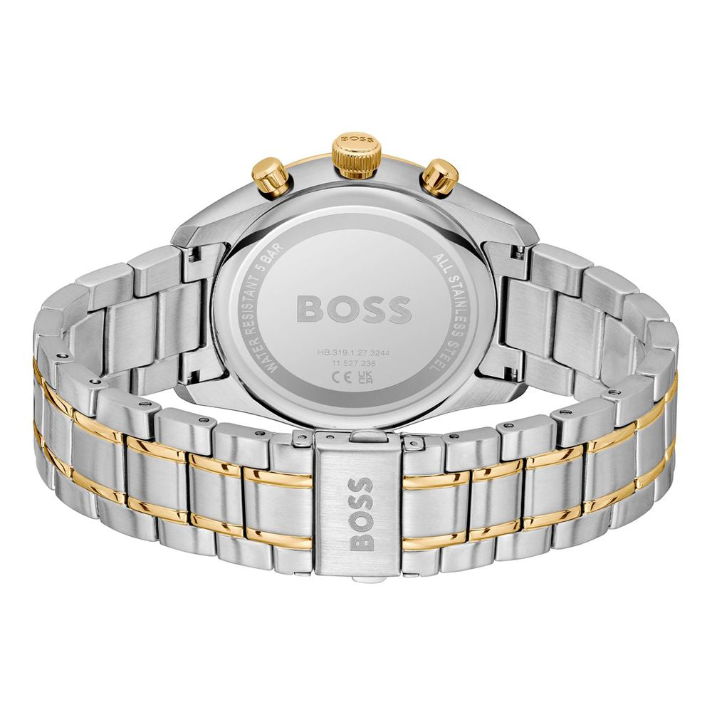 Hugo Boss Ανδρικό Ρολόι από Ανοξείδωτο Ατσάλι σε Γκρι