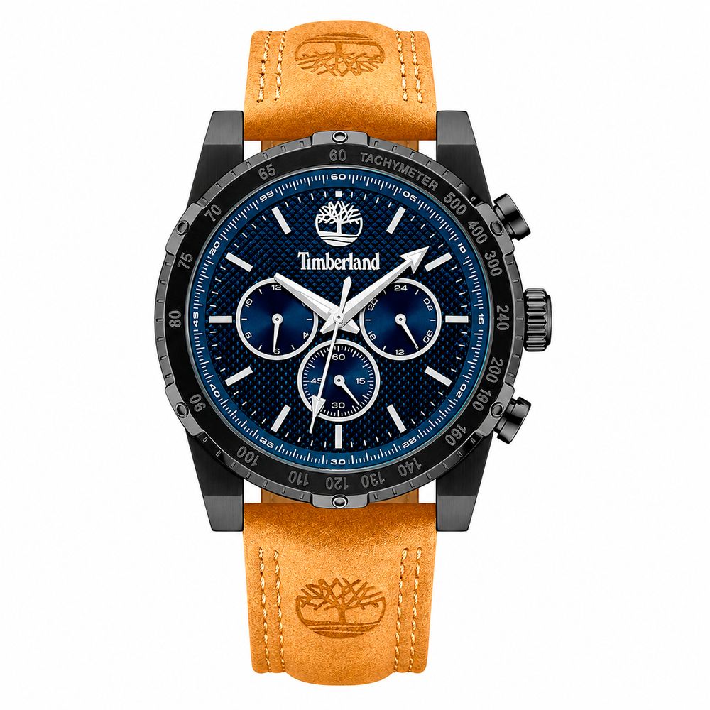 Timberland Ρολόι Βραχιόλι από Δέρμα Καφέ