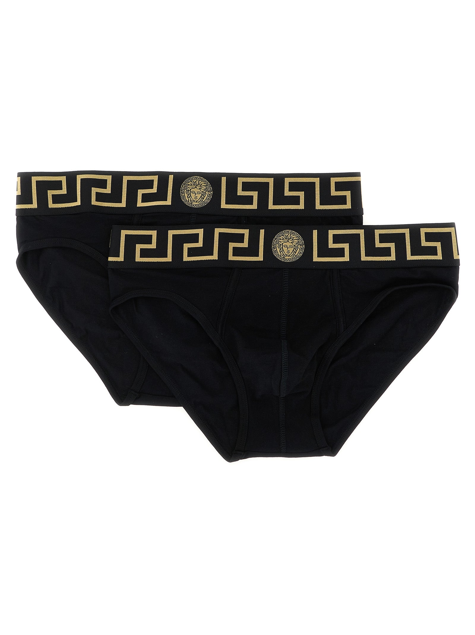 Versace Cotton Briefs in Black