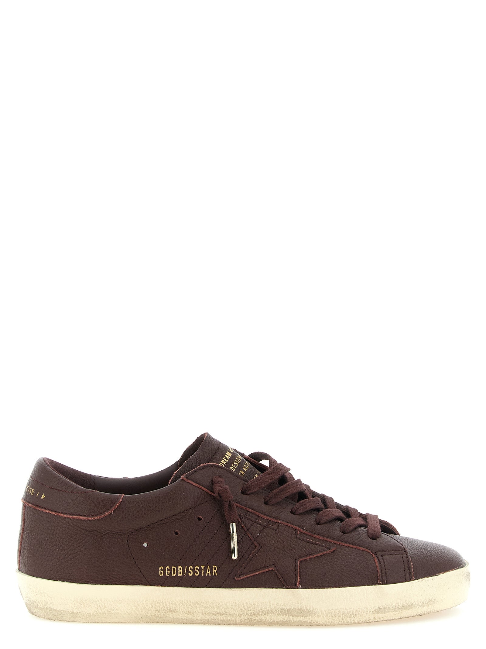 Golden Goose Sneakers από Δέρμα Αγελάδας σε Μπορντώ