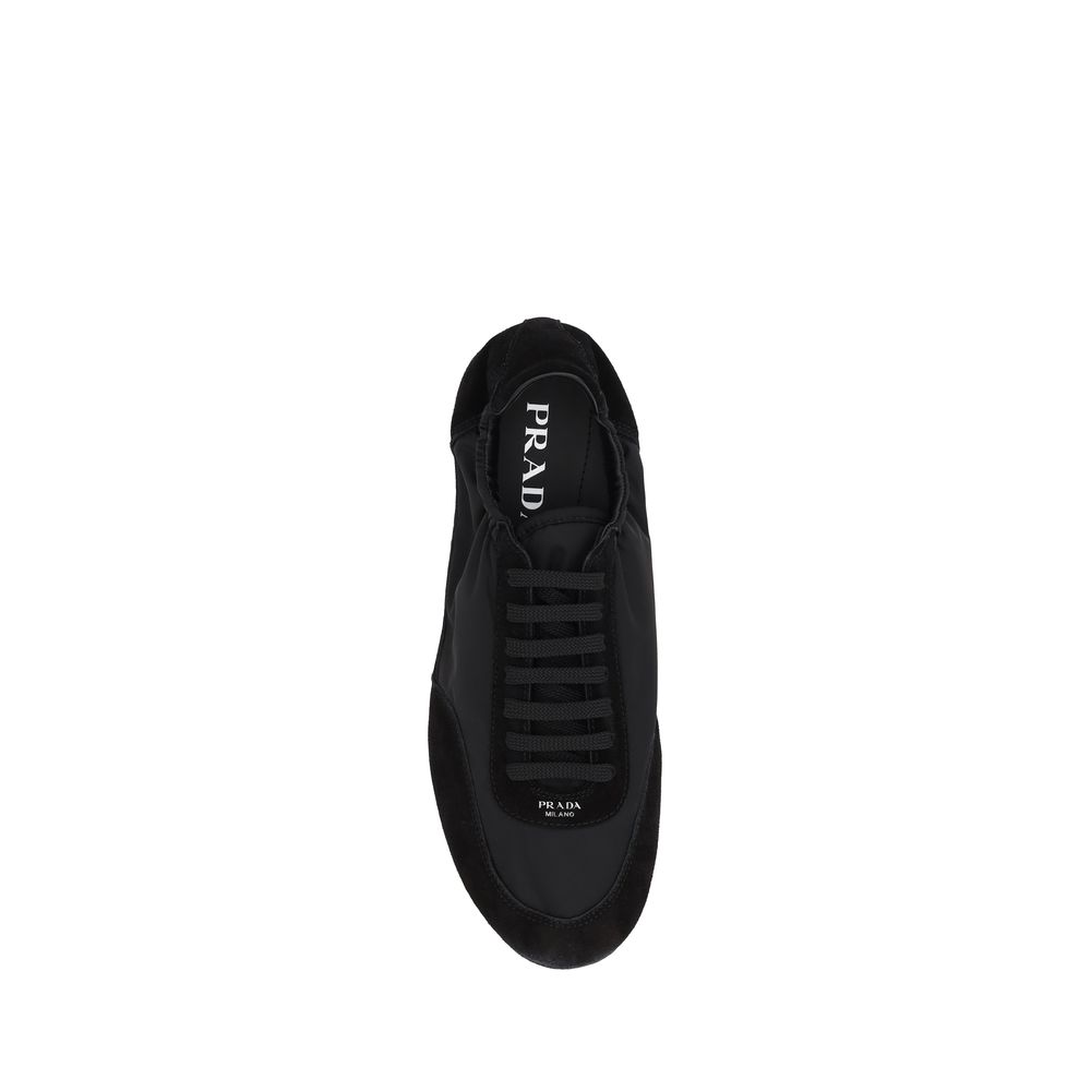 Prada Sneakers από 100% Ανακυκλωμένο Πολυαμίδιο σε Μαύρο