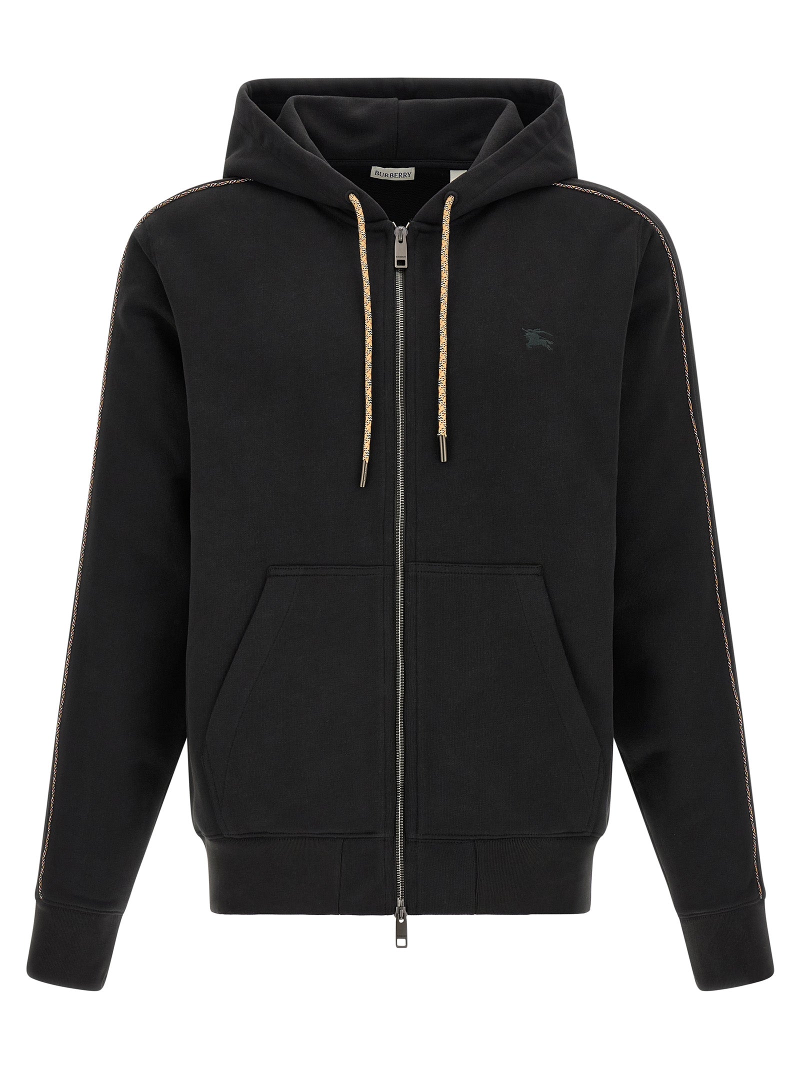 Burberry 100% Cotton Hoodie in Black