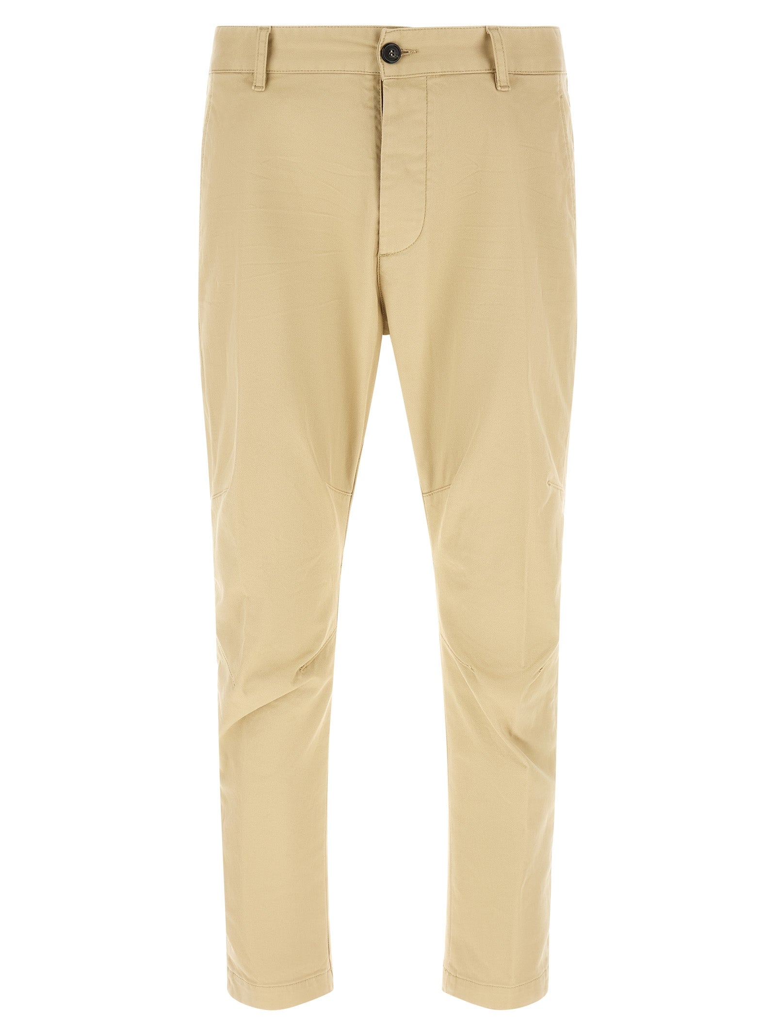 Dsquared² Cotton Cargo Pants in Beige