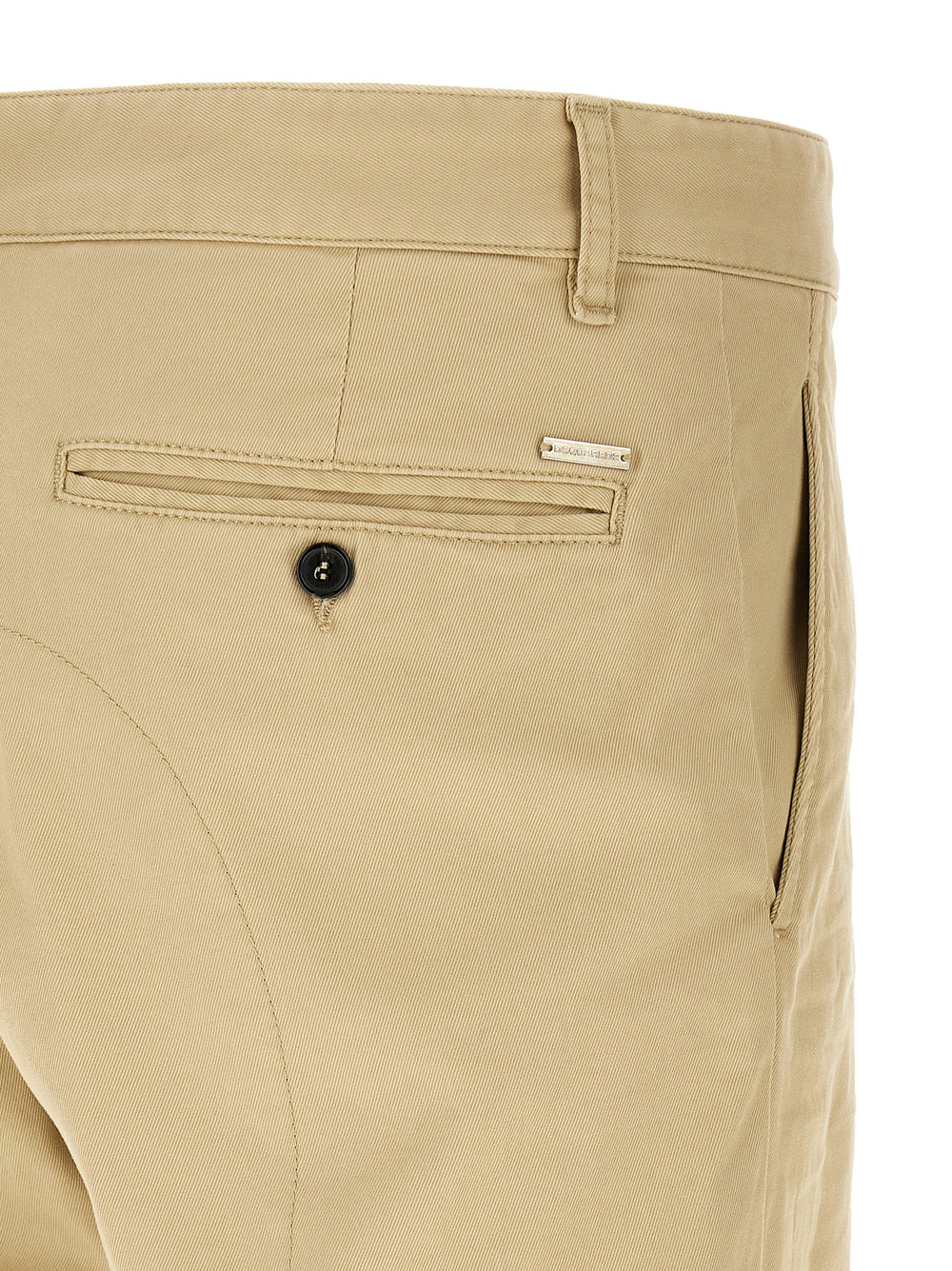 Dsquared² Cotton Cargo Pants in Beige
