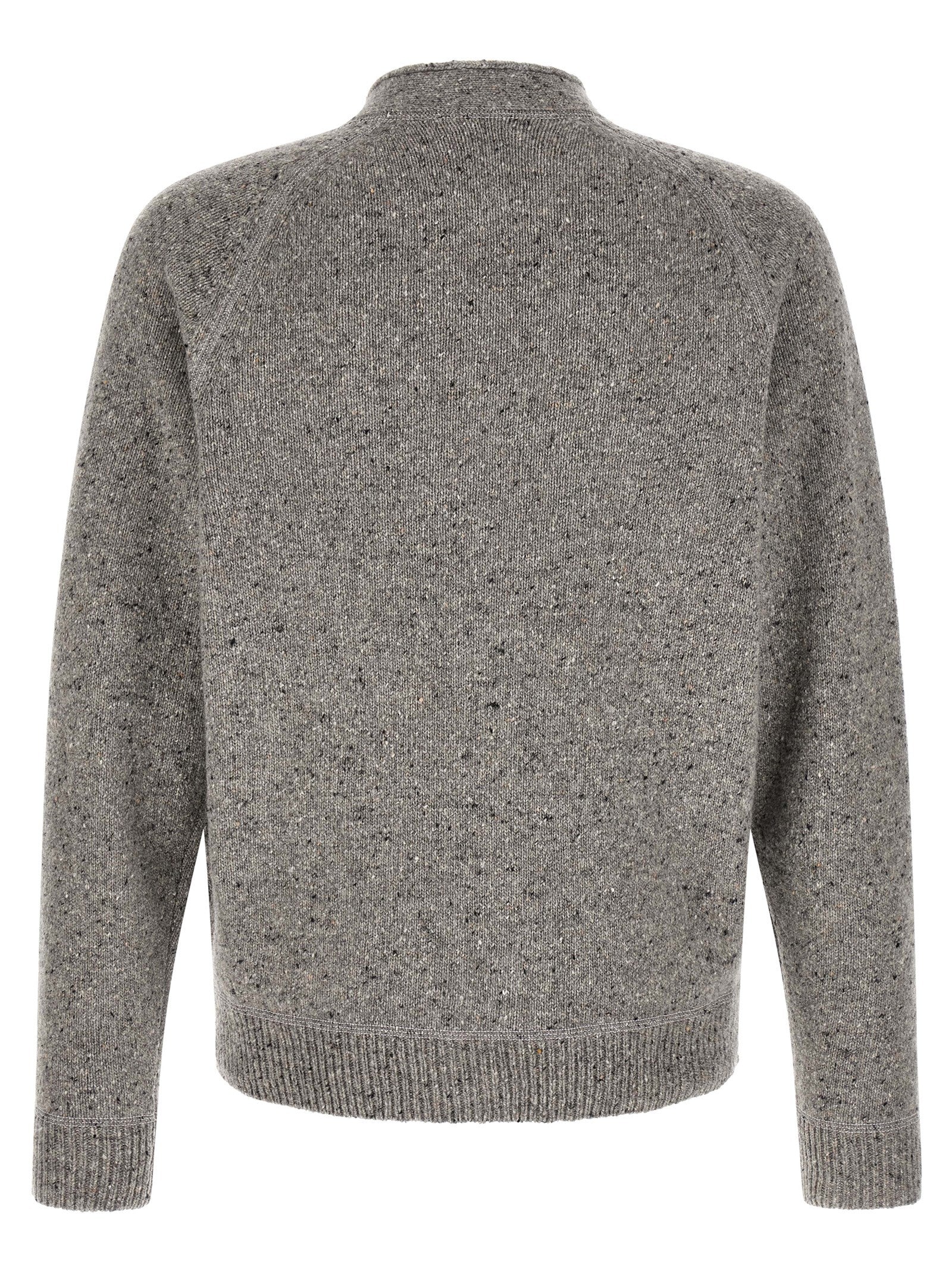 Dsquared² Wool Blend Cardigan in Grey