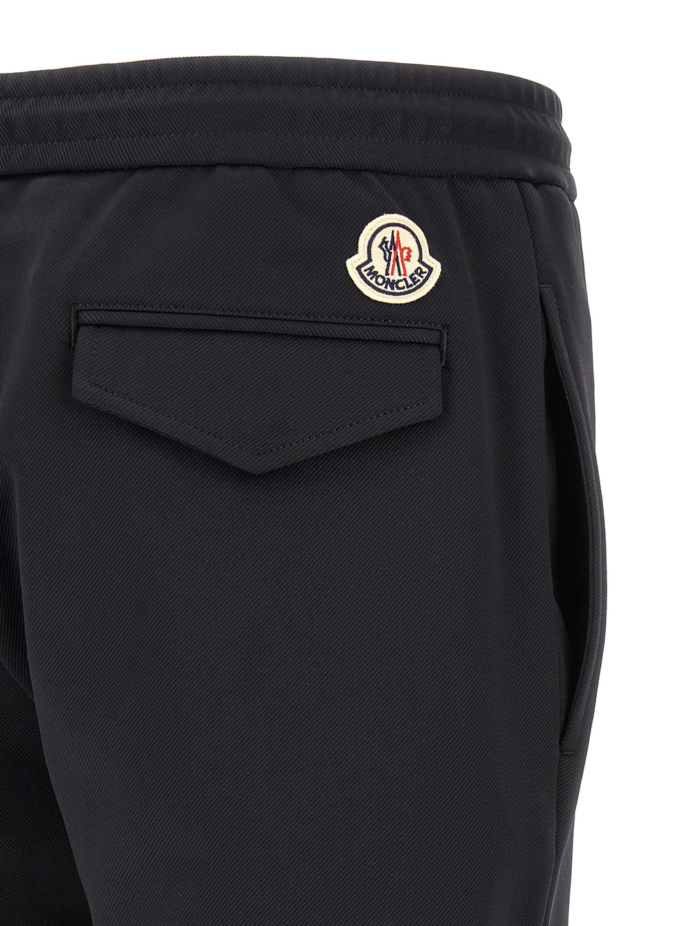 Moncler Black Polyamide Joggers