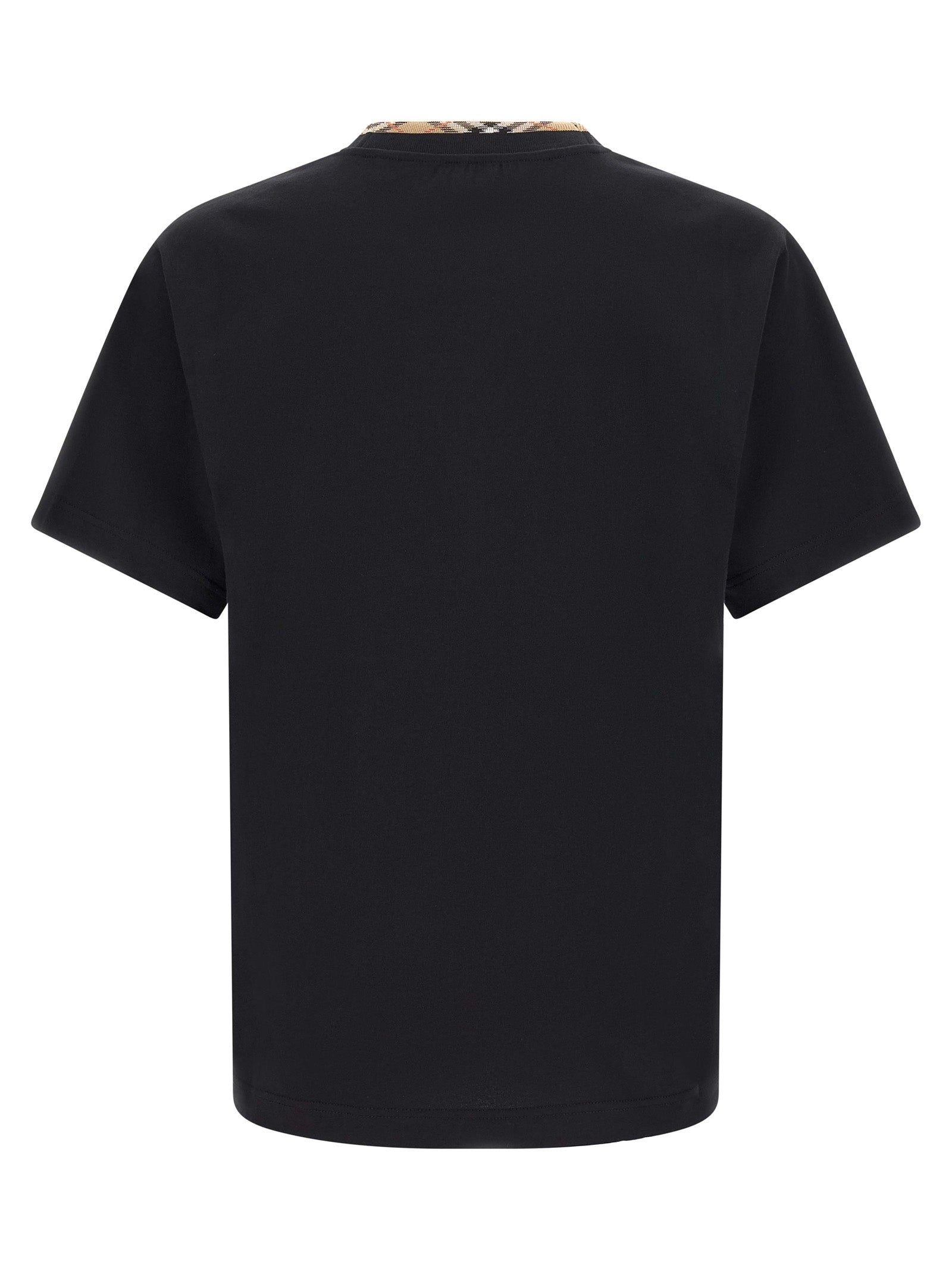Burberry 100% Cotton T-Shirt in Black