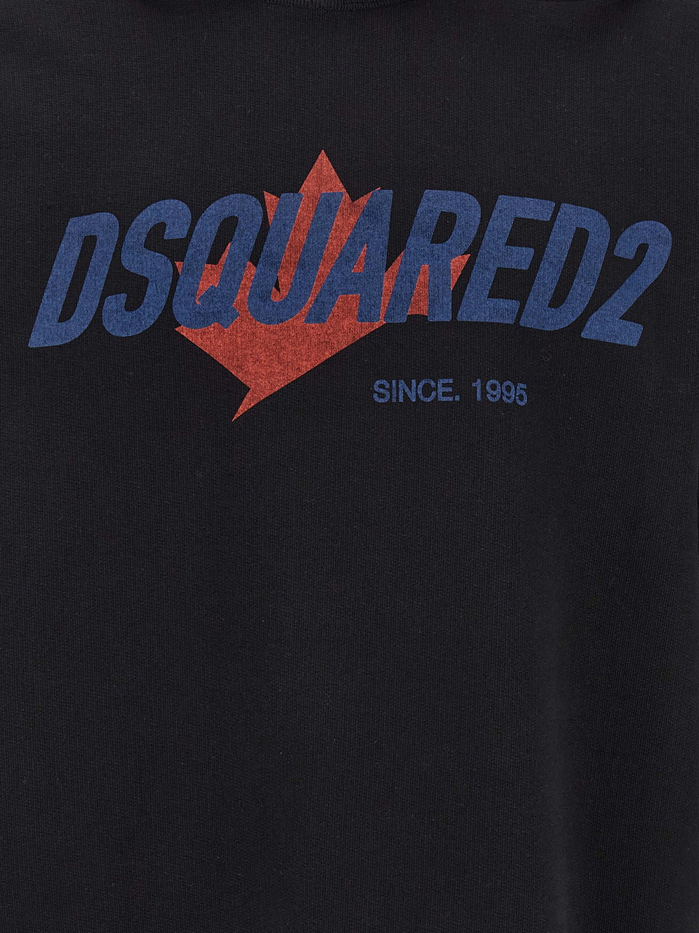 Dsquared² Βαμβακερό Φούτερ σε Μαύρο