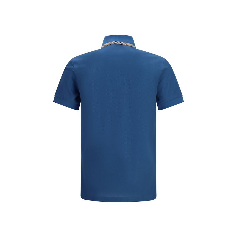 Burberry Cotton Polo Shirt in Blue