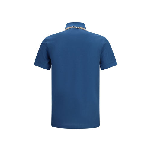 Burberry Βαμβακερό Polo σε Μπλε