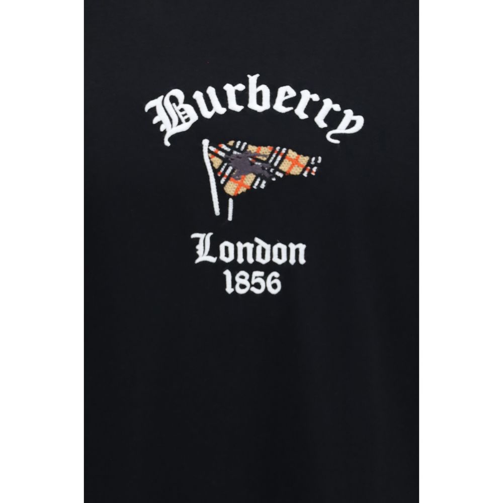 Burberry 100% Cotton T-Shirt in Black