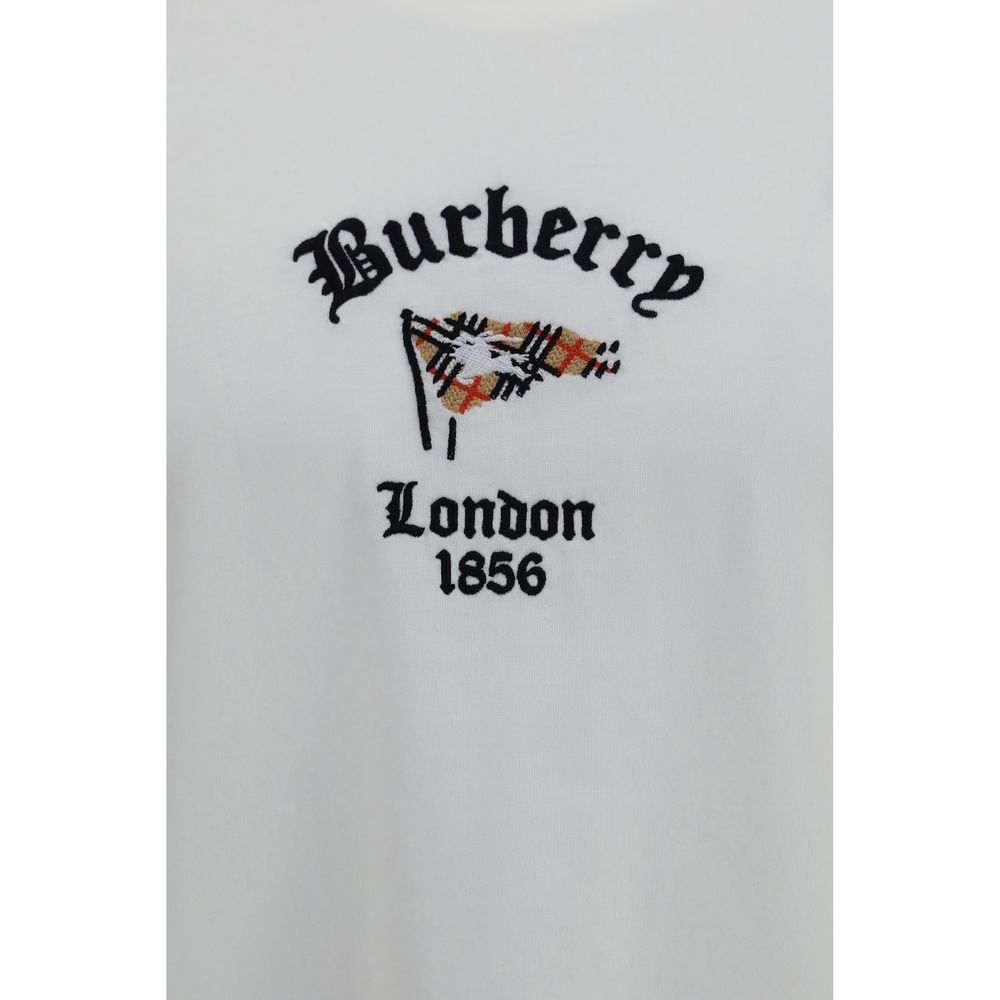 Burberry 100% Cotton T-Shirt in White