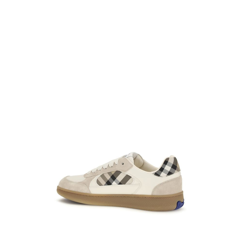 Burberry Calf Leather Sneakers in Beige