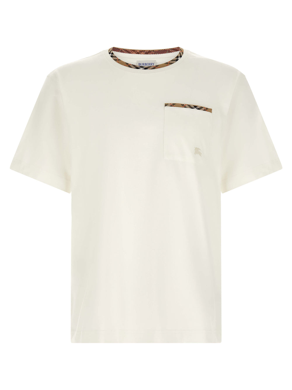 Burberry 100% Cotton T-Shirt in White