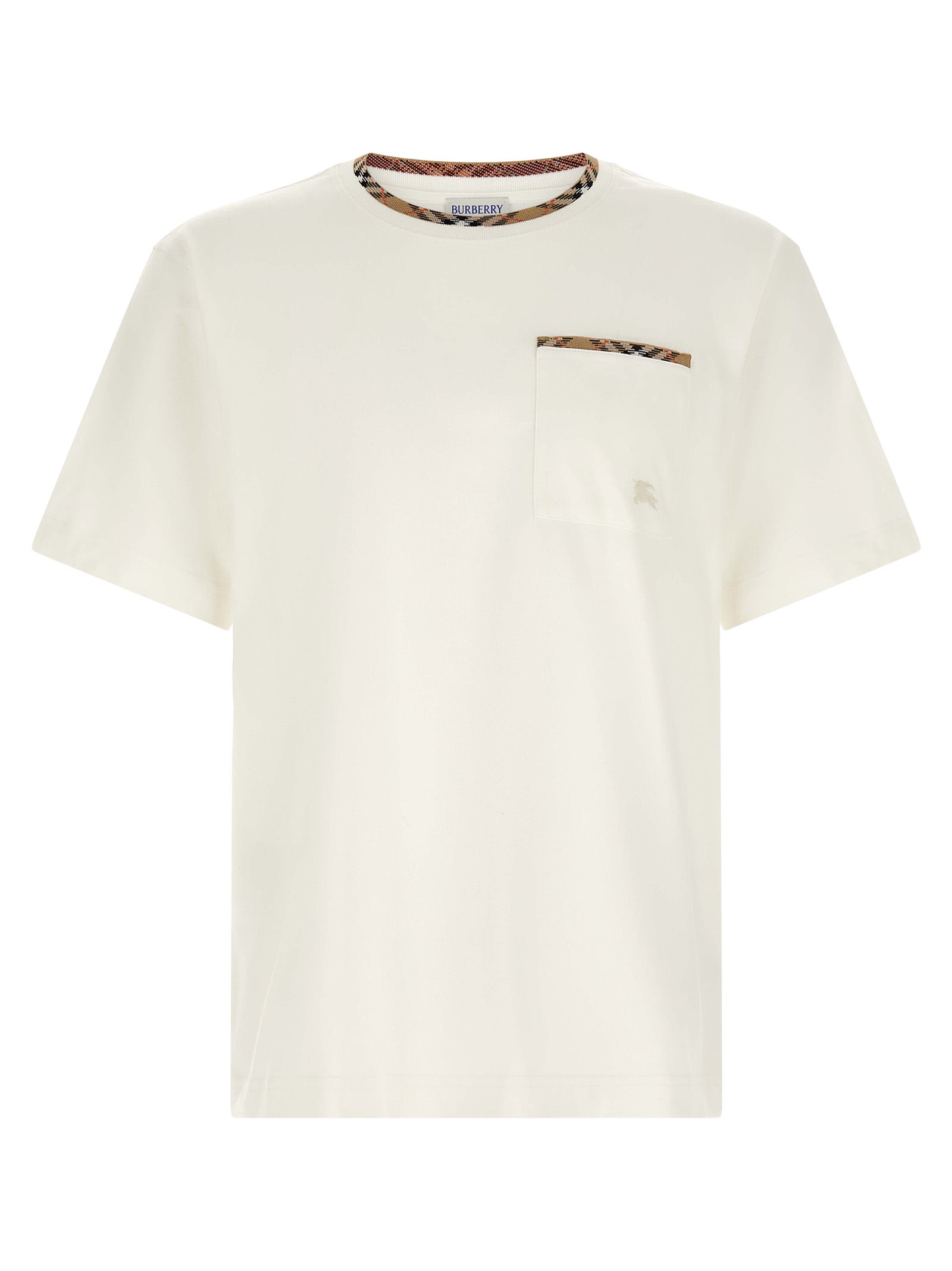 Burberry 100% Cotton T-Shirt in White