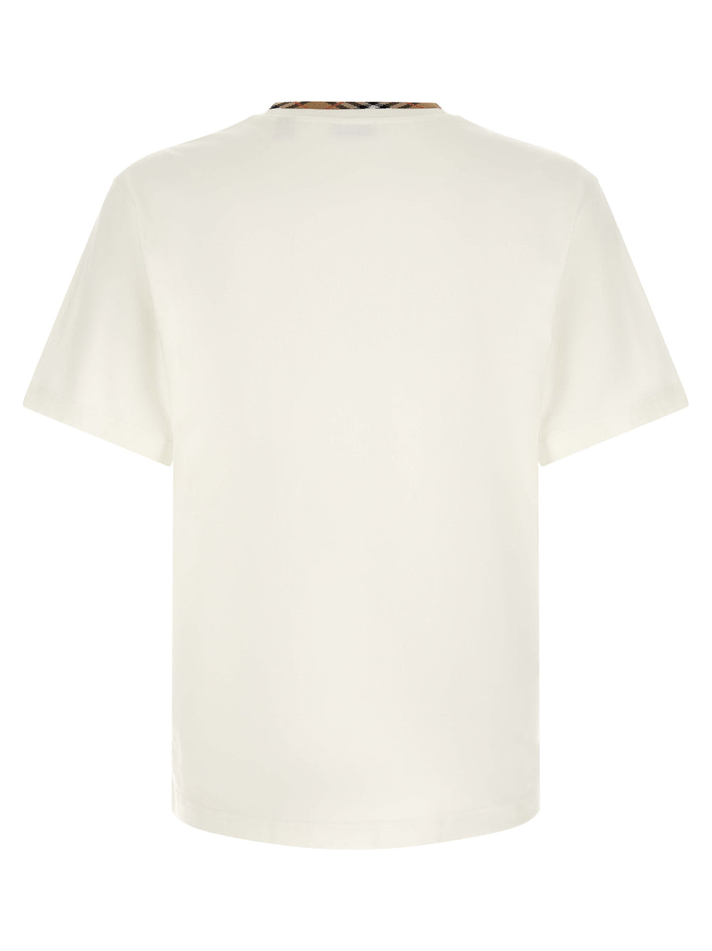 Burberry 100% Cotton T-Shirt in White